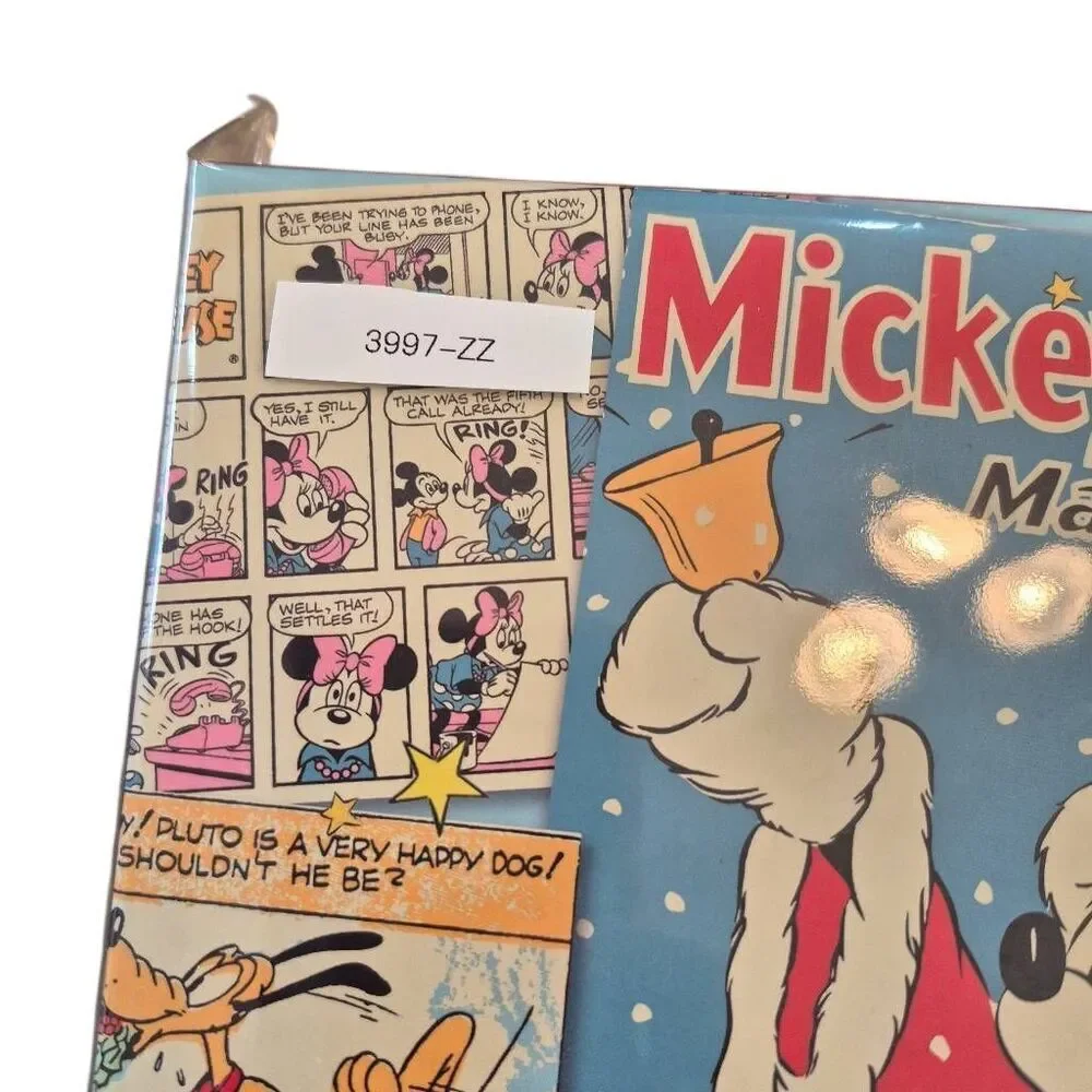 Disney Silver Select Edition D100 Santa Mickey 1000 Pc Puzzle - EUC